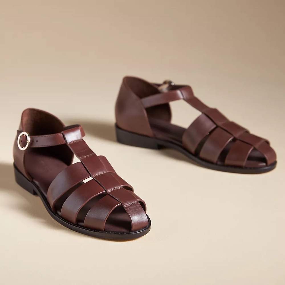Anthropologie The Maris Fisherman Sandals by Pilcro